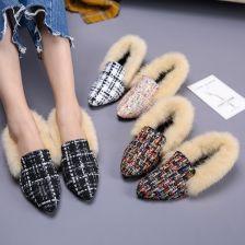 明星网红同款毛毛鞋,温暖冬日必备时尚单品